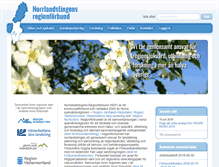 Tablet Screenshot of norrlandstingen.se